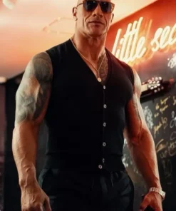 Dwayne Johnson Black Adam Fleece Vest