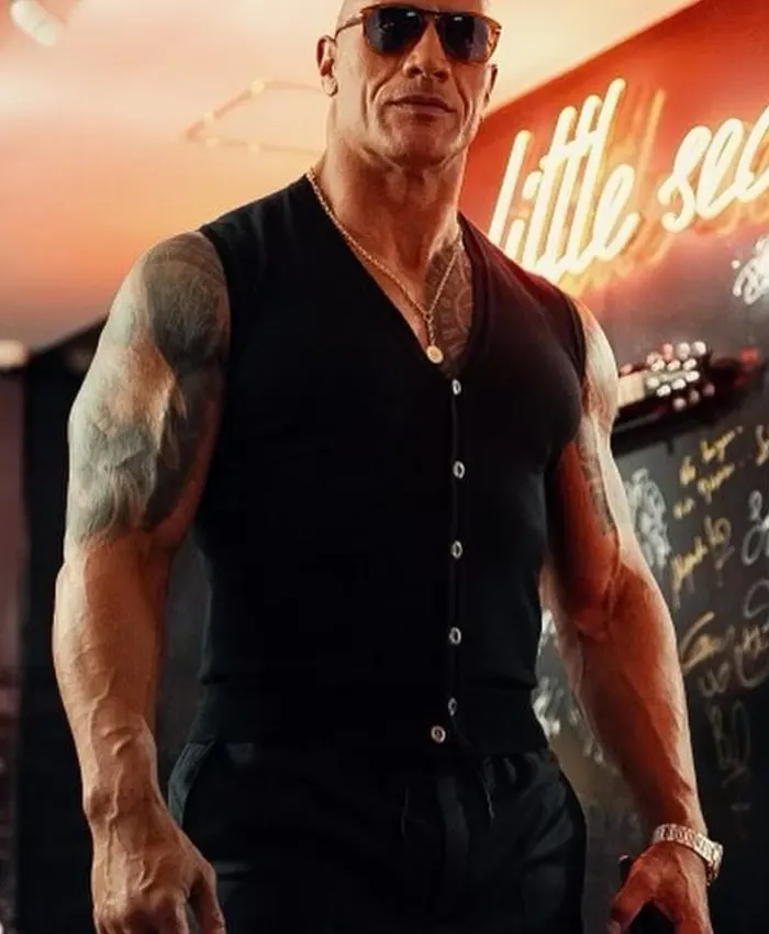 Dwayne Johnson Black Adam Fleece Vest
