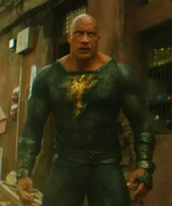Dwayne Johnson Black Adam Leather Costume Jacket