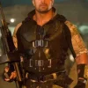 Dwayne Johnson GI Joe Retaliation Armor Black Leather Vest