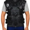 Dwayne Johnson GI Joe Retaliation Armor Black Leather Vest front look