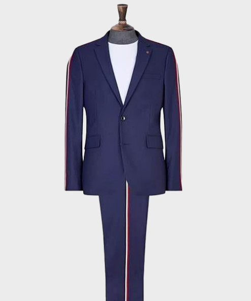 Elite S03 Miguel Bernardeau Navy Blue Suit