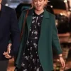 Elizabeth-Lail-You-Green-Trench-Coat