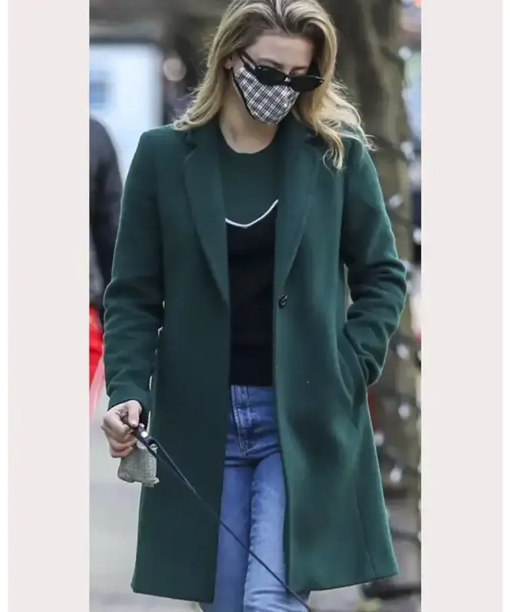 Elizabeth-Lail-You-Green-Trench-Coat-For-Sale