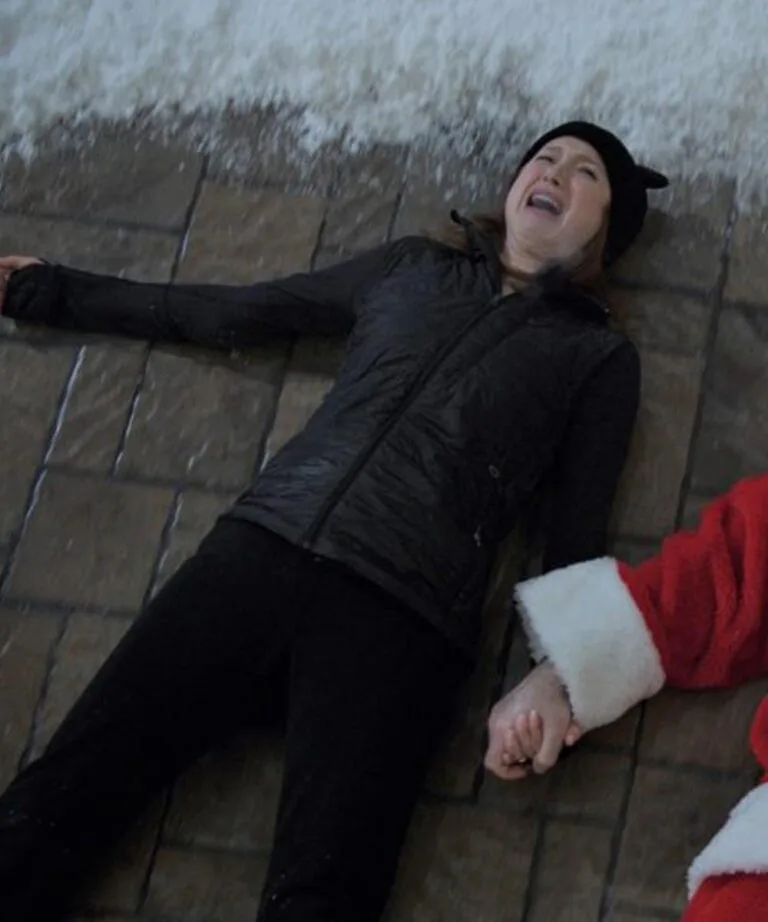 Ellie Kemper Home Sweet Home Alone Black Parachute Jacket