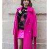 Emily Cooper Emily In Paris Pink Coat
