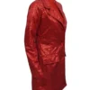 Emily Cooper Emily In Paris Red Sequin Blazer Side Look