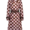 Emily Cooper Emily In Paris S04 Checked Coat
