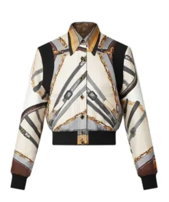 Emily Cooper Emily in Paris S03 Wool Bomber Jacket Full Look