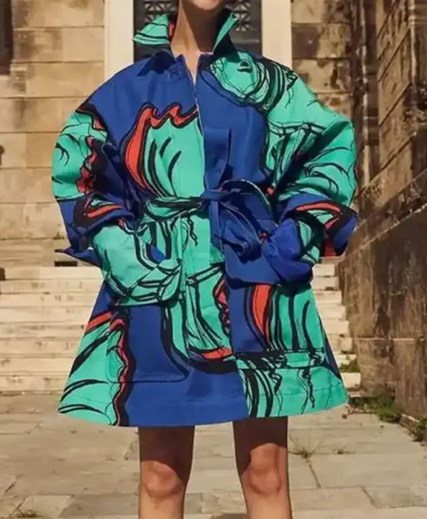 Emily In Paris S02 Emily Cooper Blue Coat