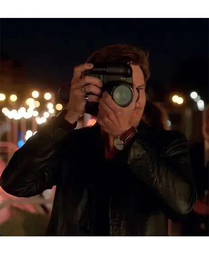 Emily In Paris S02 Gabriel Leather Jacket