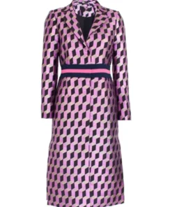 Emily In Paris S03 Emily Cooper Printed Coat Full Look