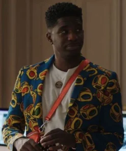 Emily In Paris S03 Samuel Arnold Printed Blazer