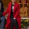 Emily in Paris S04 Lily Collins Red Trench Coat 1