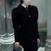 Emma-Stone-Poor-Things-Black-Coat-For-Sale