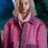 Enid Sinclair Wednesday 2022 Pink Bubble Wrap Jacket