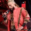 Enzo Amore WWE Leopard Pattern Red Leather Jacket