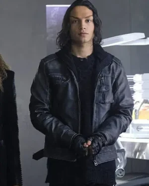 Evan Evagora Star Trek Picard Elnor Leather Jacket