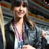 F1-Las-Vegas-Grand-Prix-2023-Nina-Dobrev-Cropped-Leather-Jacket