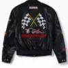 F1 x Jeff Hamilton Racing Black Leather Jacket