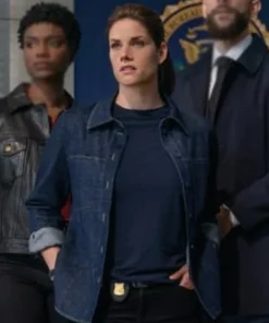 FBI Missy Peregrym Blue Denim Jacket