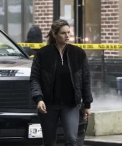 FBI Missy Peregrym Quilted Jacket 