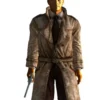 Fallout 4 Mysterious Stranger Long Brown Trench Coat