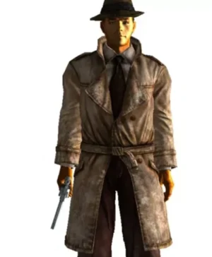 Fallout 4 Mysterious Stranger Long Brown Trench Coat