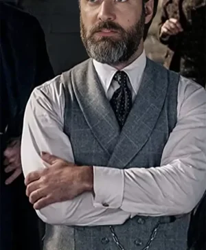 Fantastic Beasts The Secrets of Dumbledore Albus Grey Vest