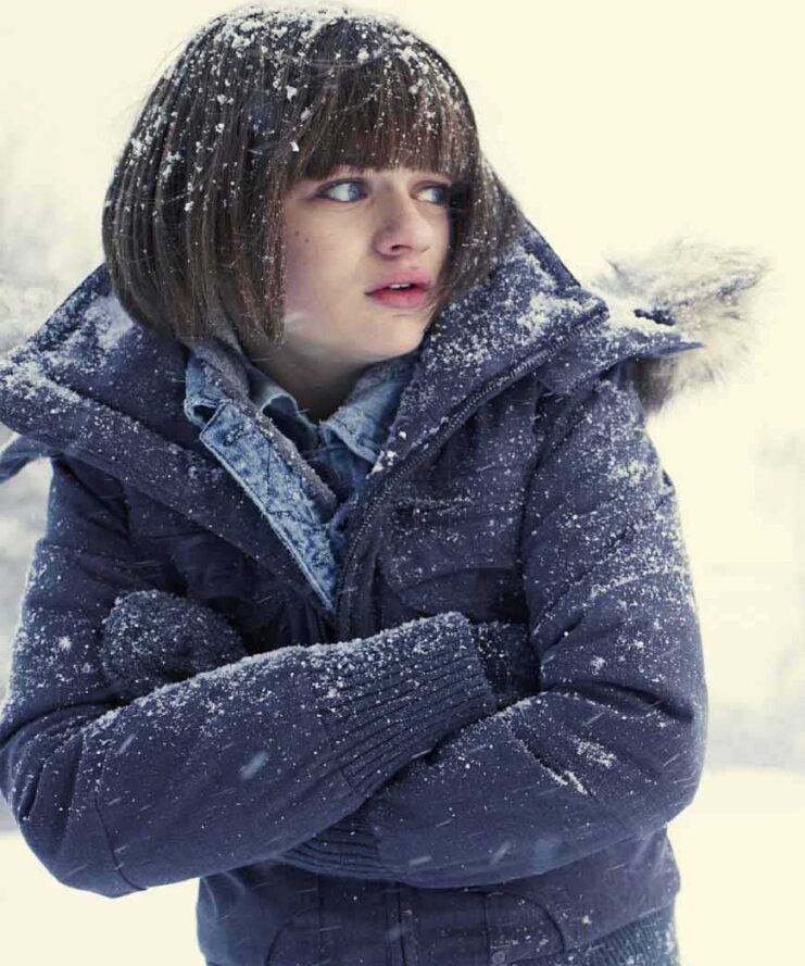 Fargo S04 Joey King Blue Fur Collar Cotton Jacket