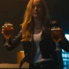 Fast X 2023 Brie Larson Black Leather Jacket