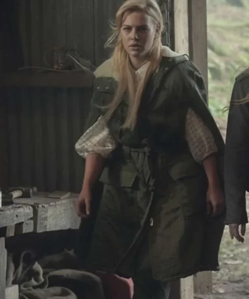 Fate The Winx Saga 2021 Princess Stella Green Cotton Coat