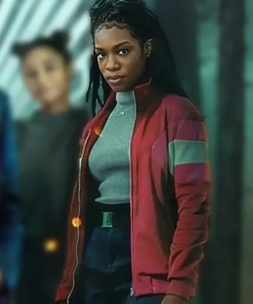 Fate The Winx Saga Aisha Satin Bomber Red Jacket