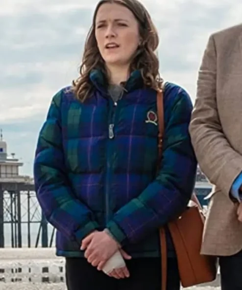 Feel Good Charlotte Ritchie Checkered Puffer Jacket