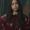 Feel The Beat Sofia Carson Maroon Long Jacket
