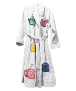 Movie Fight Club Tyler Durden Bath Robe - Whtie
