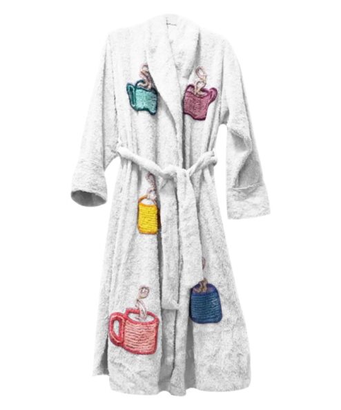 Movie Fight Club Tyler Durden Bath Robe - Whtie