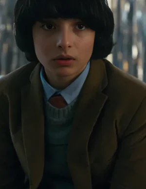 Finn Wolfhard Stranger Things Brown Coat