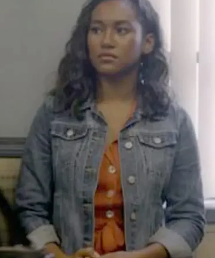 First Love Ann Blue Trucker Denim Jacket