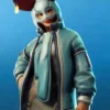 Flapjackie Fortnite Blue Leather Jacket
