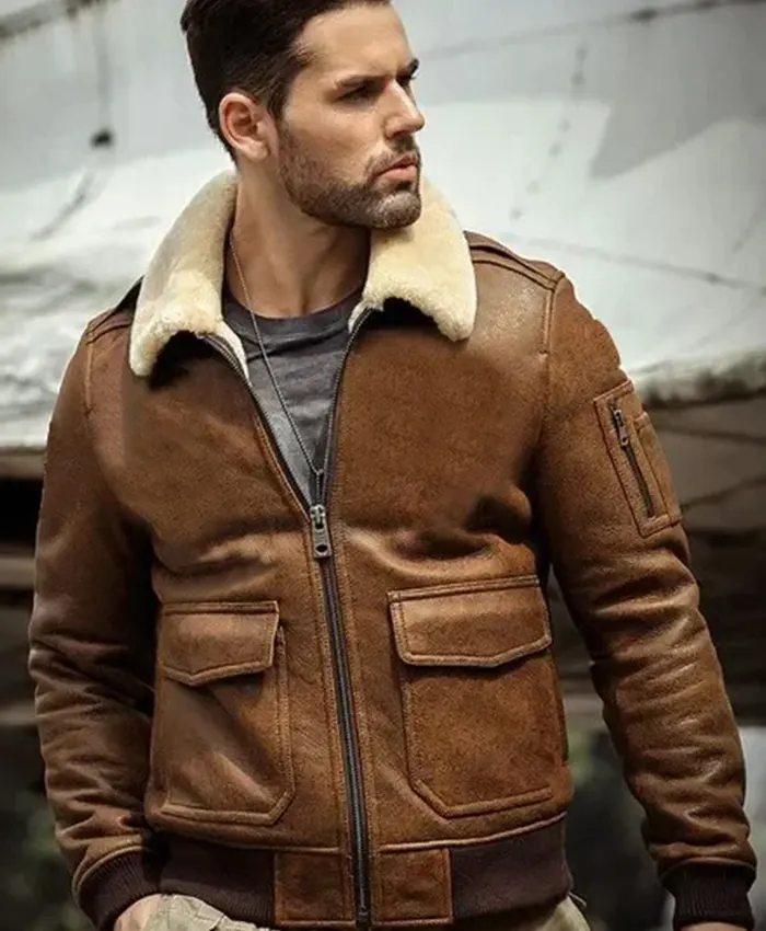 Cropped Bomber Jacket Flight JKT