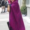 Flora Genie 2023 Melissa McCarthy Plaid Long Coat