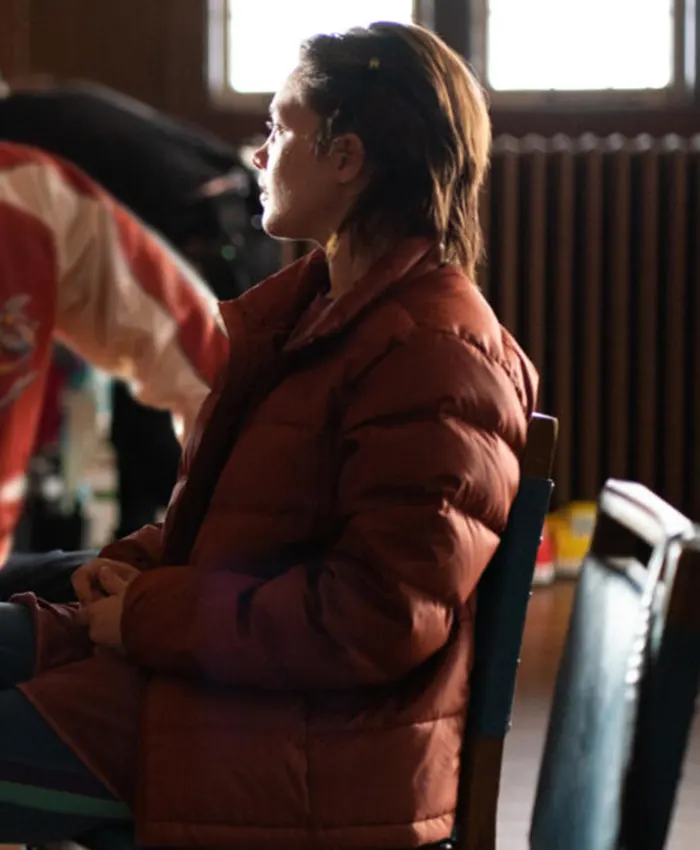 Florence Pugh A Good Person Puffer Jacket Side