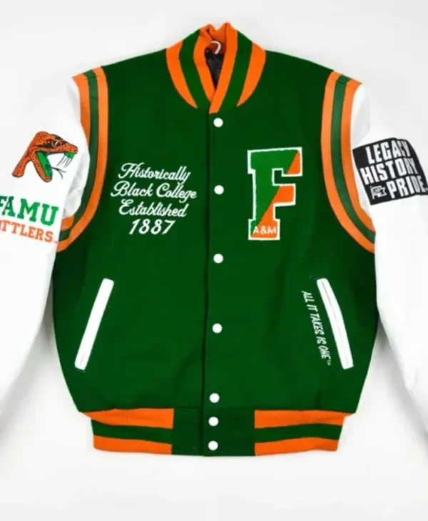 Florida A&M University Motto Varsity Jacket