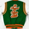 Florida A&M University Motto Varsity Jacket Back