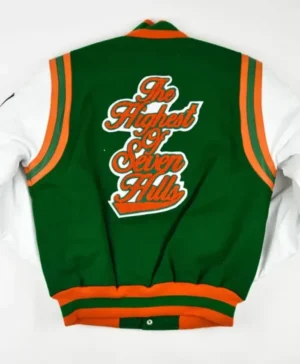 Florida A&M University Motto Varsity Jacket Back