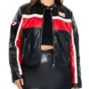 Forever 21 Plus Size Moto Sport Leather Jacket