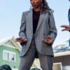 Shanola Hampton Found 2023 Grey Checked Blazer
