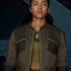 Gaal Dornick Foundation Season 2 Lou Llobell Green Bomber Jacket