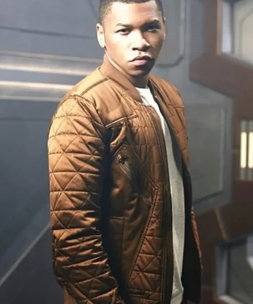 Franz Drameh DCs Legends Of Tomorrow Brown Bomber Jacket